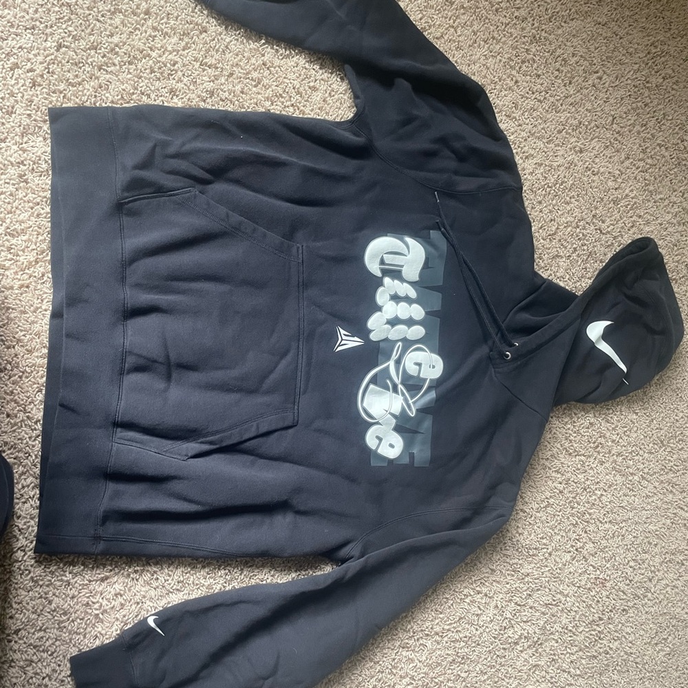 Nike Black Hoodie with Drawstring